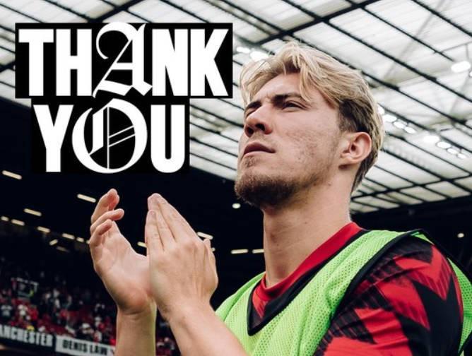 官方：霍伊伦从曼联永久转会那不勒斯；据悉买断费3800万镑